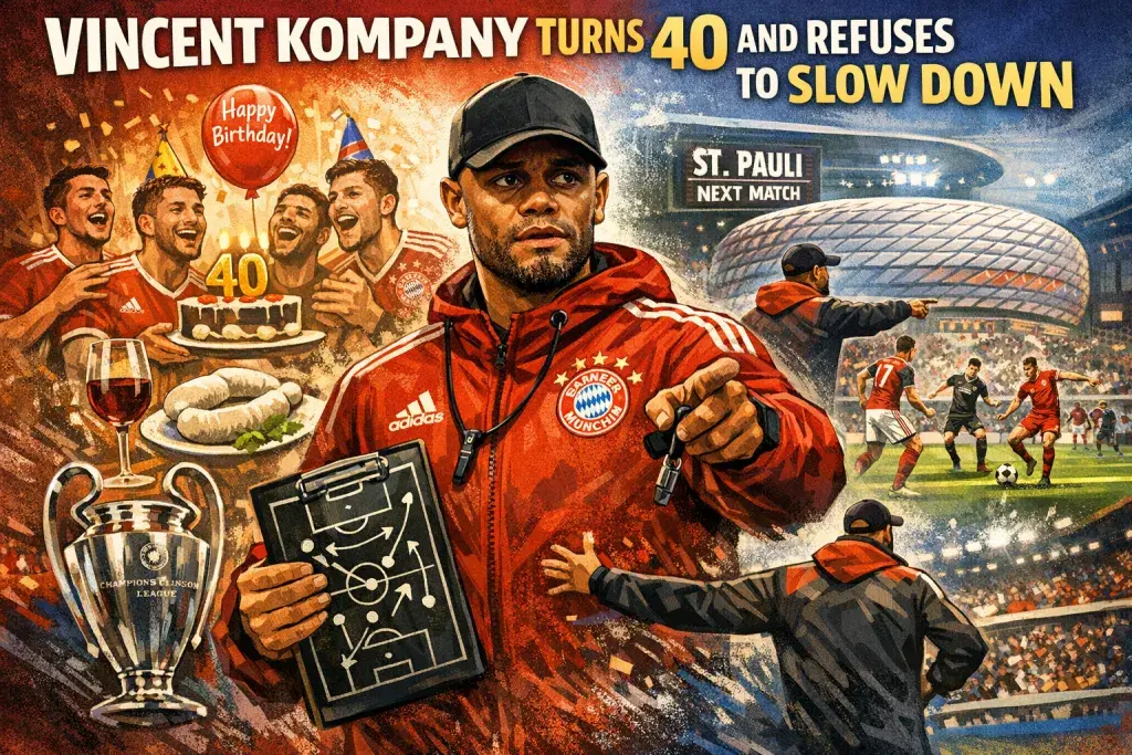 Vincent Kompany Turns 40 and Refuses to Let the Occasion Slow Him Down