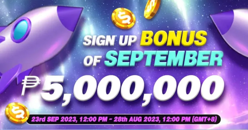 Sign Up Bonus of September